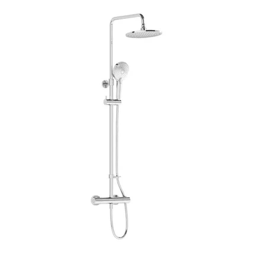 Artema Aquaheat Joy 220 Termostatik Duş Sistemi Krom A47200 - 1