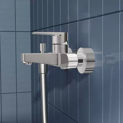 Artema Flow Square Banyo Bataryası Krom A43063 - 3