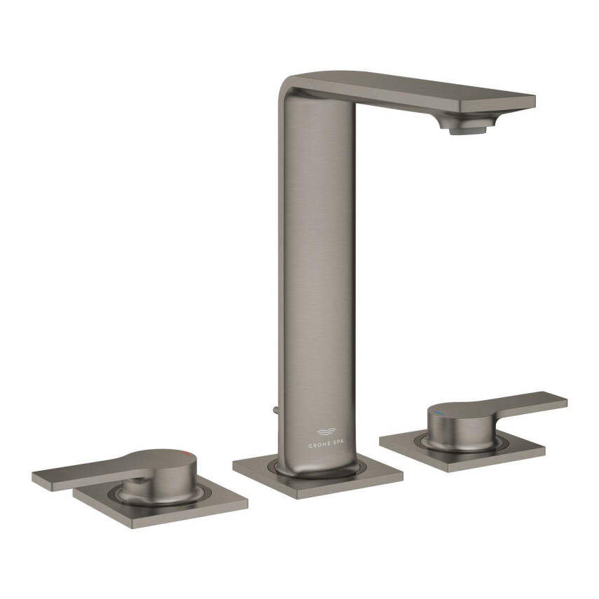 Grohe Allure 3 Delikli Ankastre Lavabo Bataryası, Fırçalı Sert Grafit 20188AL1 - 1