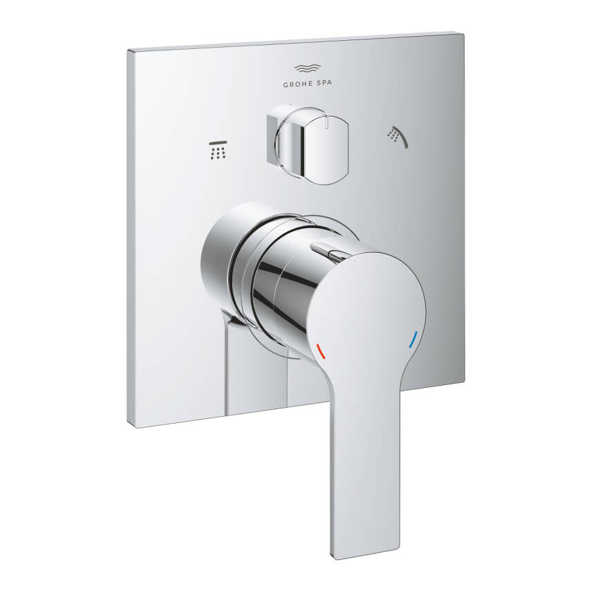 Grohe Allure Ankastre Banyo ve Duş Bataryası (Sıva Üstü Grubu), 3 Yollu Krom 29176001 - 3