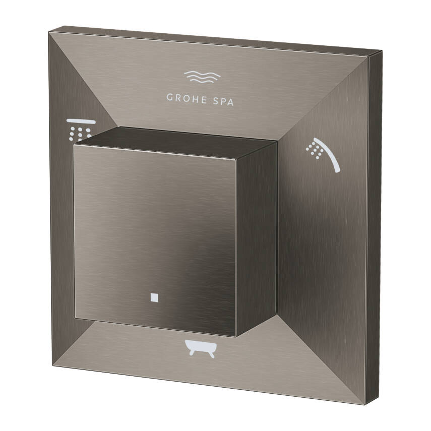 Grohe Allure Brilliant 5 Yollu Yön Değiştirici (Sıva Üstü Grubu), Fırçalı Sert Grafit 29399AL0 - 3