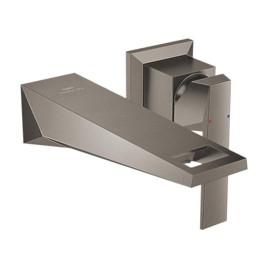 Grohe Allure Brilliant İki Delikli Lavabo Bataryası M Boyut Fırçalı Sert Grafit 29402AL0 - 1