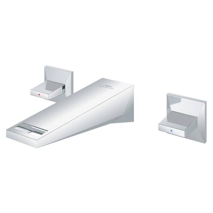 Grohe Allure Brilliant M-Boy, 3 Delikli Ankastre Lavabo Bataryası (Sıva Üstü Grubu) 20628000 - 2