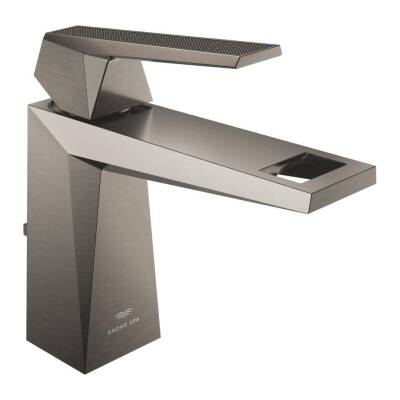 Grohe Allure Brilliant Private Collection M-Boy Lavabo Bataryası, Sifon Kumandalı, Fırçalı Sert Grafit 24397AL0 - 1