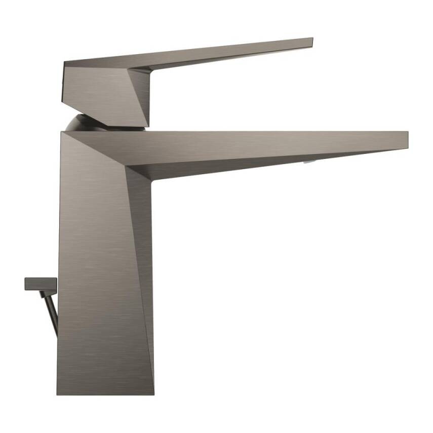 Grohe Allure Brilliant Private Collection M-Boy Lavabo Bataryası, Sifon Kumandalı, Fırçalı Sert Grafit 24397AL0 - 2