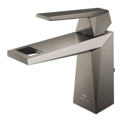 Grohe Allure Brilliant Private Collection M-Boy Lavabo Bataryası, Sifon Kumandalı, Fırçalı Sert Grafit 24397AL0 - 3