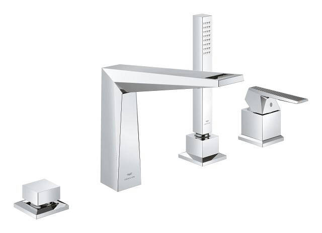 Grohe Allure Brilliant Private Collection 4 Delikli Küvet Bataryası (Sıva Üstü Grubu) Krom 29523000 - 1