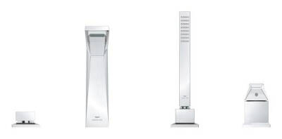 Grohe Allure Brilliant Private Collection 4 Delikli Küvet Bataryası (Sıva Üstü Grubu) Krom 29523000 - 2