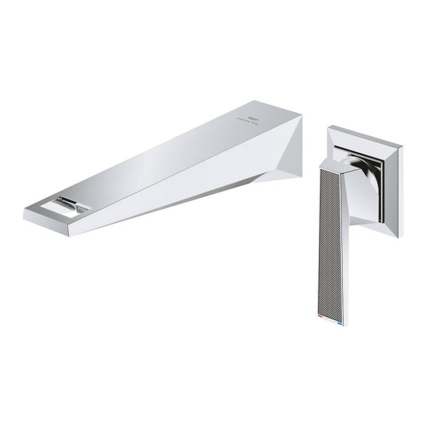 Grohe Allure Brilliant Private Collection 2 Delikli Duvardan Ankastre Lavabo Bataryası M-Boy (Sıva Üstü Grubu) Krom 29517000 - 1
