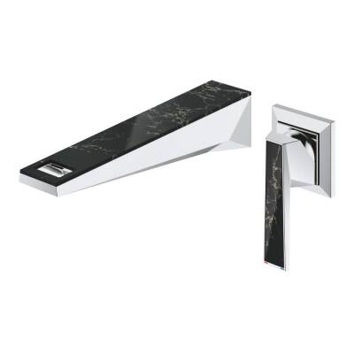 Grohe Allure Brilliant Private Collection 2 Delikli Duvardan Ankastre Lavabo Bataryası M-Boy (Sıva Üstü Grubu) Krom 29521000 - 2