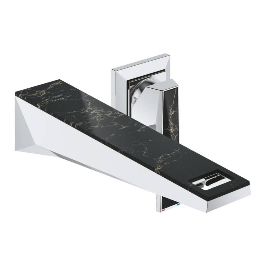 Grohe Allure Brilliant Private Collection 2 Delikli Duvardan Ankastre Lavabo Bataryası M-Boy (Sıva Üstü Grubu) Krom 29521000 - 1