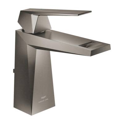 Grohe Allure Brilliant Sifon Kumandalı Lavabo Bataryası, Fırçalı Sert Grafit 24341AL0 - 1