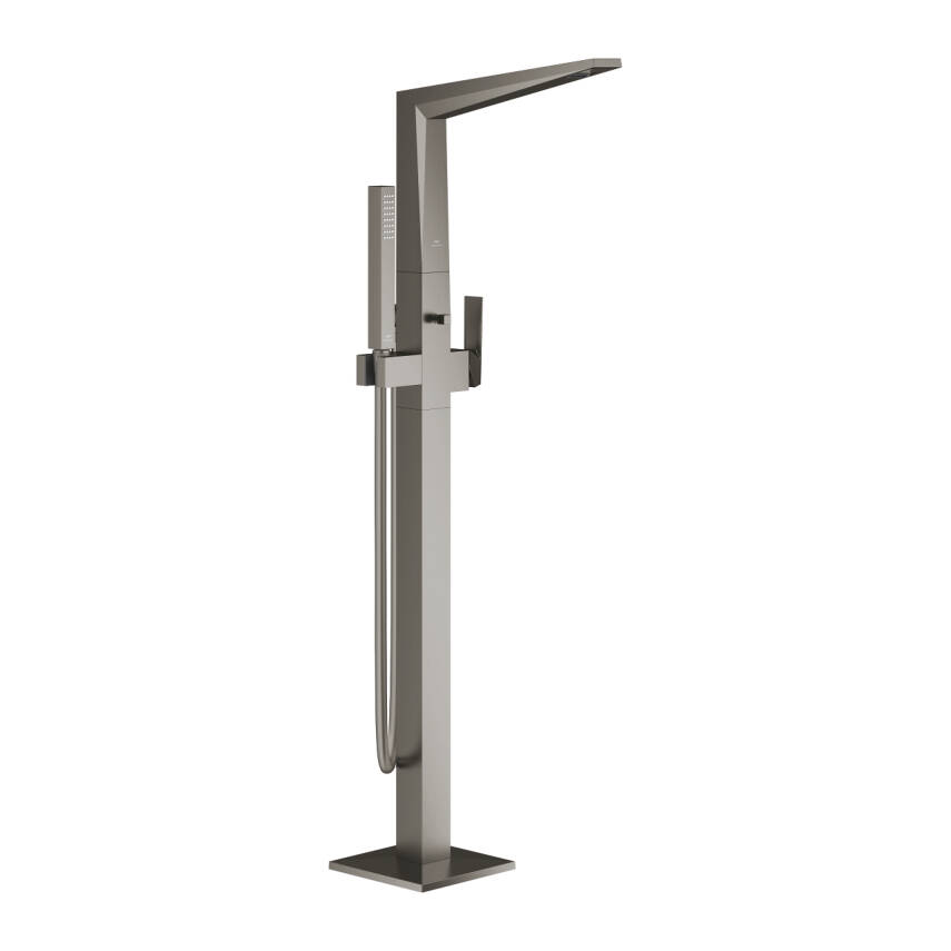 Grohe Allure Brilliant Yerden Küvet Bataryası, Fırçalı Sert Grafit 24348AL0 - 1