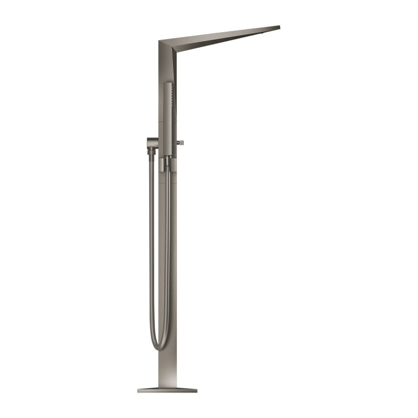 Grohe Allure Brilliant Yerden Küvet Bataryası, Fırçalı Sert Grafit 24348AL0 - 2