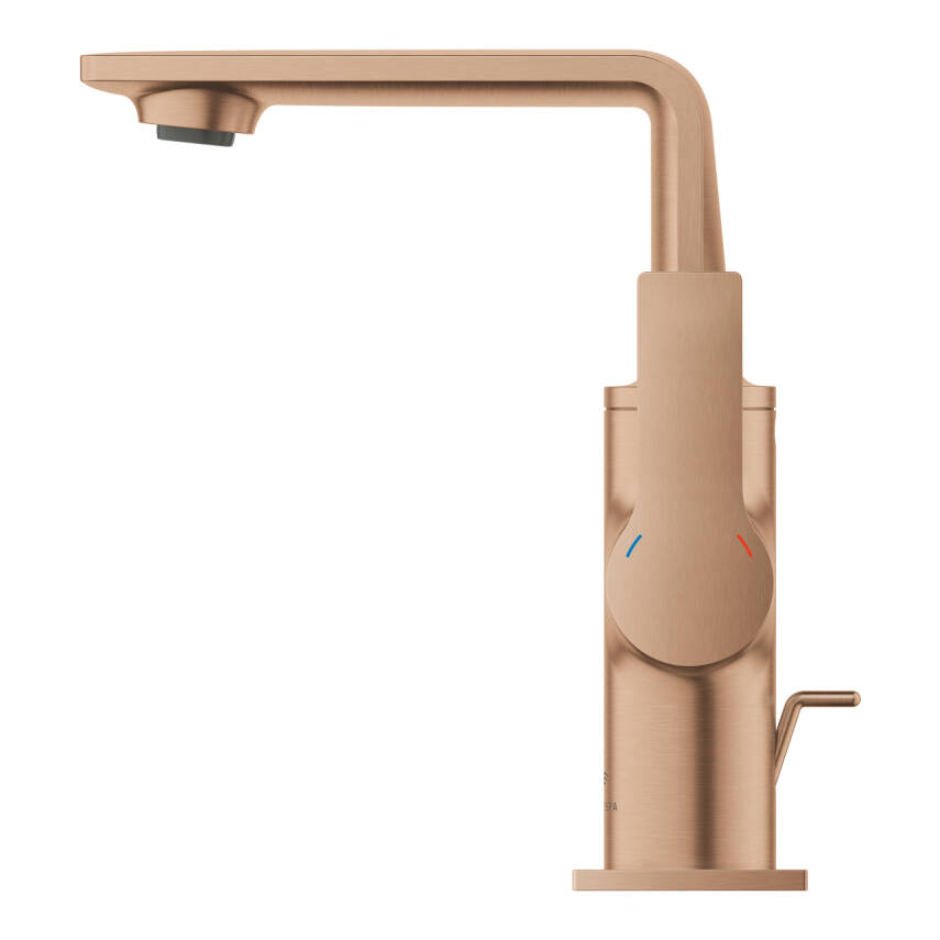 Grohe Allure Lavabo Bataryası Fırçalı Bakır Sifon Kumandalı 32757DL1 - 2