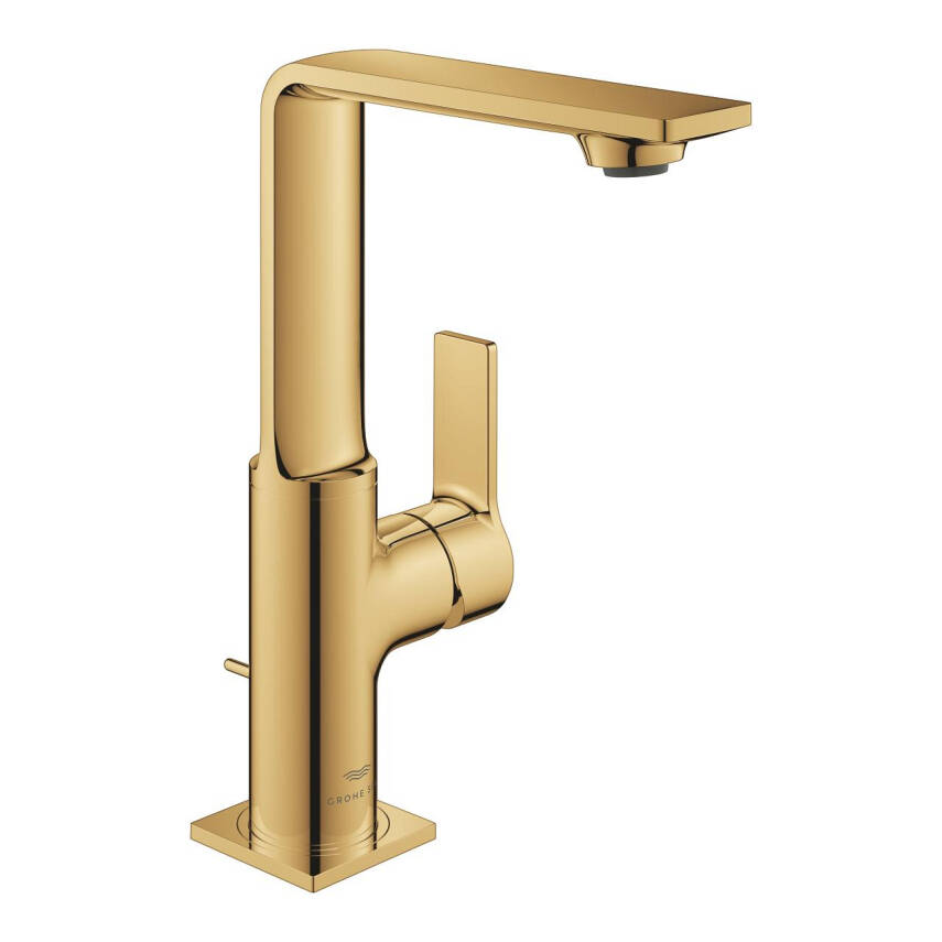 Grohe Allure Lavabo Bataryası, Sifon Kumandalı, Parlak Altın 32146GL1 - 1