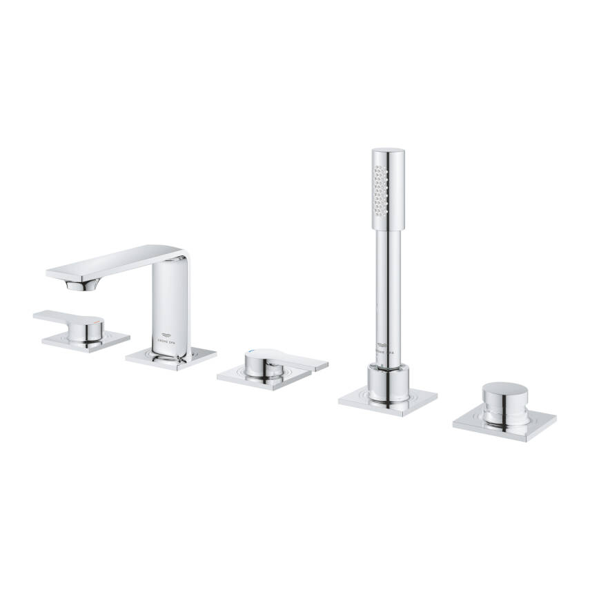 Grohe Allure 5 Delikli Ankastre Küvet Bataryası Krom 25221001 - 3