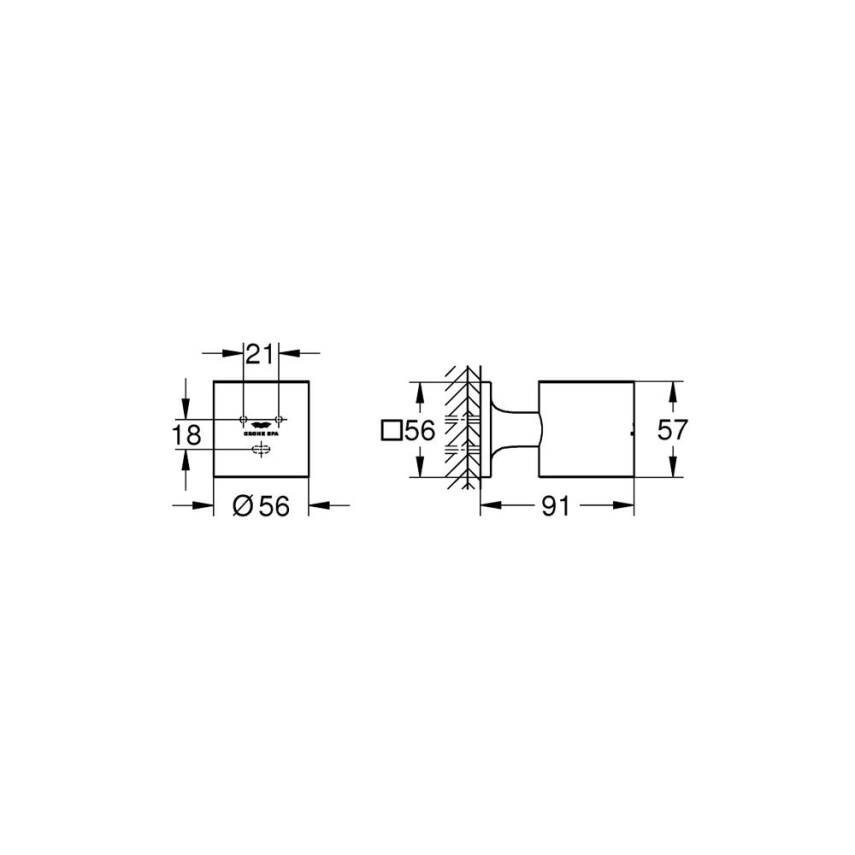 Grohe Allure Sabunluk Ve Diş Fırçalık Tutacağı Krom 40278001 - 2