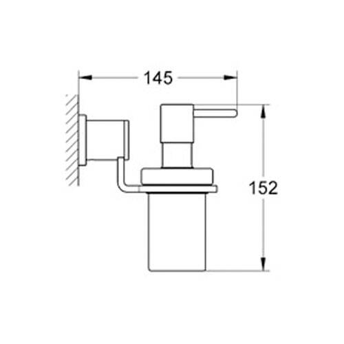 Grohe Allure Sıvı Sabunluk 40363000 - 2