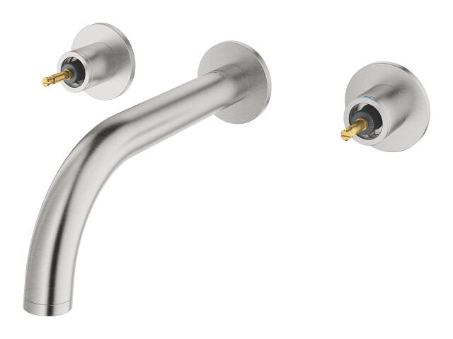 Grohe Atrio Private Collection 3 Delikli Ankastre Lavabo Bataryası (Sıva Üstü Grubu) Paslanmaz Çelik 20587DC0 - 2