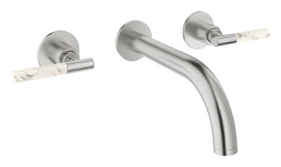 Grohe Atrio Private Collection 3 Delikli Ankastre Lavabo Bataryası (Sıva Üstü Grubu) Paslanmaz Çelik 20587DC0 - 11