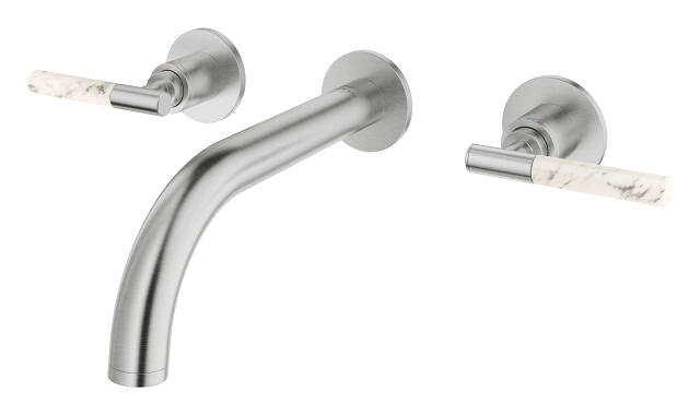 Grohe Atrio Private Collection 3 Delikli Ankastre Lavabo Bataryası (Sıva Üstü Grubu) Paslanmaz Çelik 20587DC0 - 14