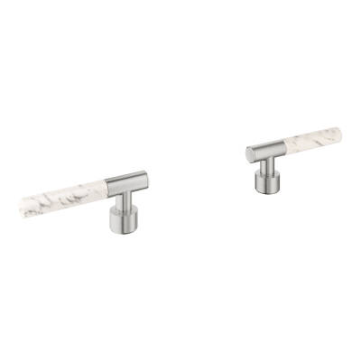 Grohe Atrio Private Collection Duvardan Ankastre Lavabo Bataryası İçin Kulp, Paslanmaz Çelik 48458DC0 - 1