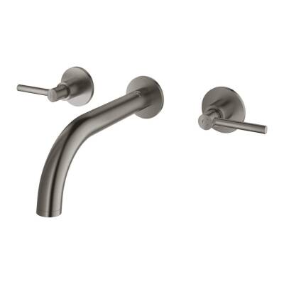 Grohe Atrio 3 Delikli Ankastre Lavabo Bataryası (Sıva Üstü Grubu), Fırçalı Sert Grafit 20662AL0 - 2