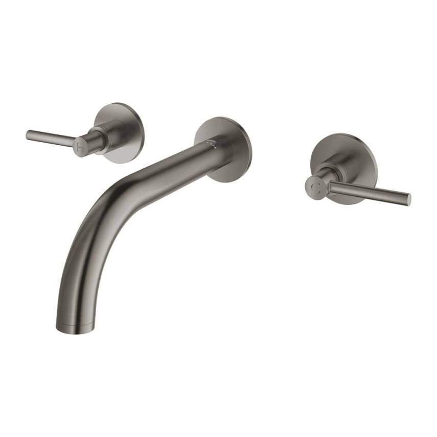 Grohe Atrio 3 Delikli Ankastre Lavabo Bataryası (Sıva Üstü Grubu), Fırçalı Sert Grafit 20662AL0 - 2
