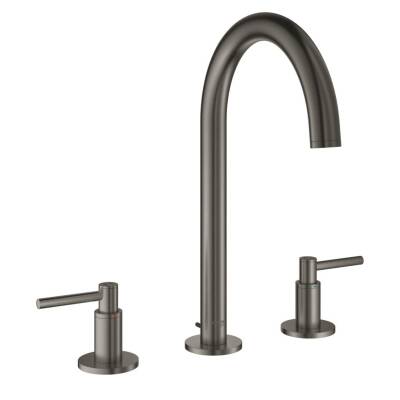 Grohe Atrio 3 Delikli Lavabo Bataryası Fırçalı Sert Grafit 20009AL3 - 1