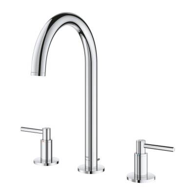 Grohe Atrio 3 Delikli Lavabo Bataryası, Sifon Kumandalı Krom 20649000 - 2