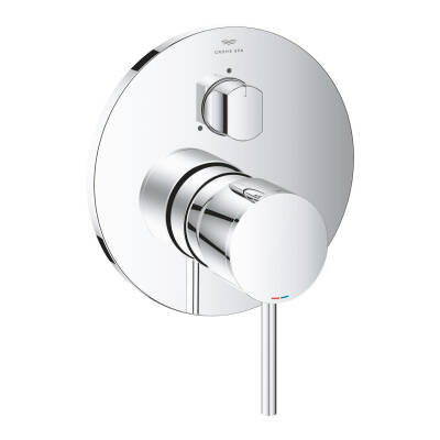 Grohe Atrio Ankastre Banyo/Duş Bataryası (Sıva Üstü Grubu) 3 Yollu Krom 24356000 - 1