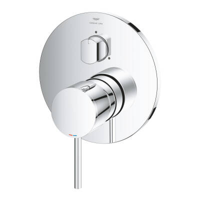 Grohe Atrio Ankastre Banyo/Duş Bataryası (Sıva Üstü Grubu) 3 Yollu Krom 24356000 - 3