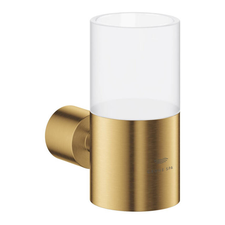 Grohe Atrio Cam Sabunluk Tutacağı, Fırçalı Altın 40884Gn0 - 3