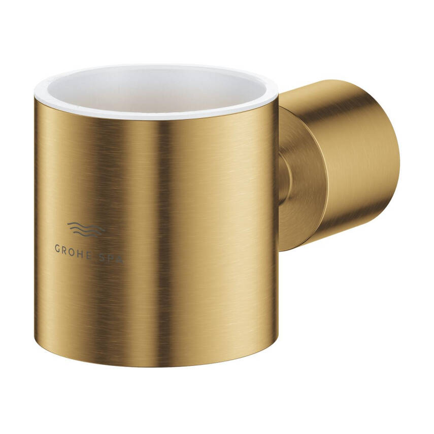 Grohe Atrio Cam Sabunluk Tutacağı, Fırçalı Altın 40884Gn0 - 1