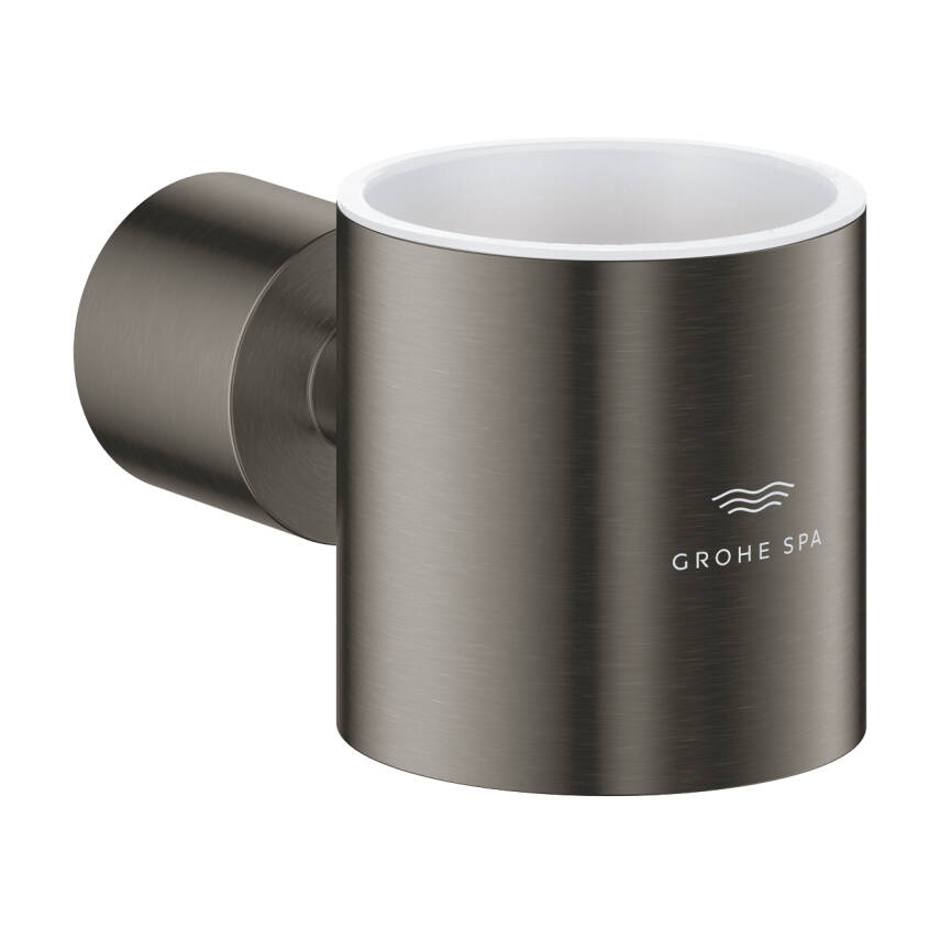 Grohe Atrio Cam Sabunluk Tutacağı, Fırçalı Sert Grafit 40884AL0 - 1
