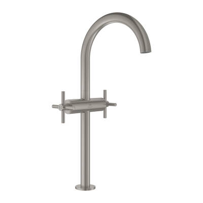Grohe Atrio Çanak Lavabo Bataryası, Sifon Kumandalı, Paslanmaz Çelik 21149DC0 - 1