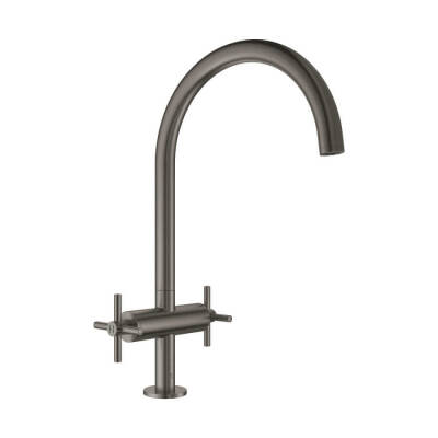 Grohe Atrio Eviye Bataryası Fırçalı Sert Grafit 30362AL0 - 1