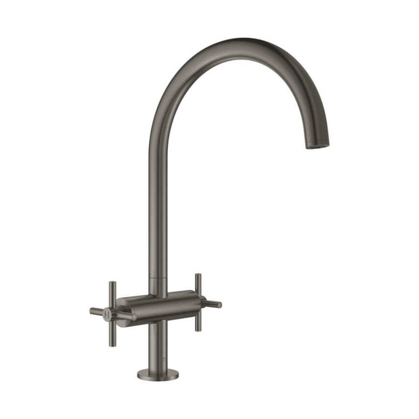Grohe Atrio Eviye Bataryası Fırçalı Sert Grafit 30362AL0 - 1