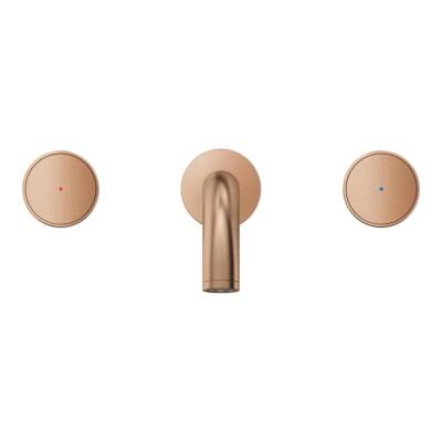 Grohe Atrio Private Collection 3 Delikli Ankastre Lavabo Bataryası (Sıva Üstü Grubu) Fırçalı Bakır 20589DL0 - 2