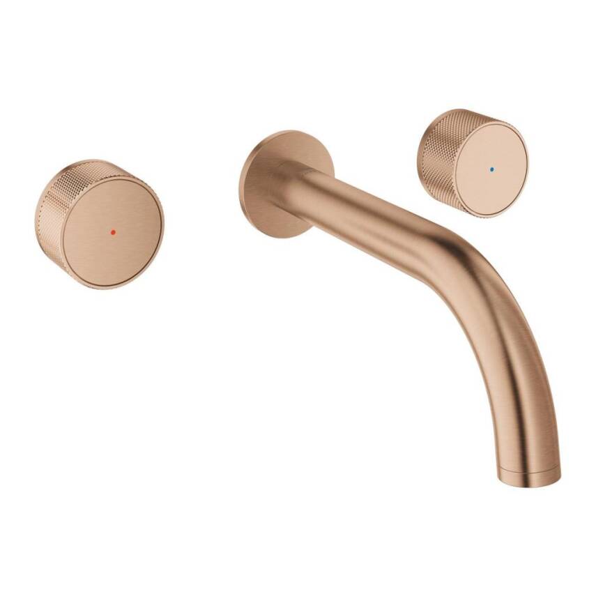 Grohe Atrio Private Collection 3 Delikli Ankastre Lavabo Bataryası (Sıva Üstü Grubu) Fırçalı Bakır 20589DL0 - 1