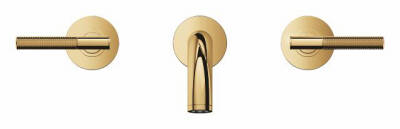 Grohe Atrio Private Collection 3 Delikli Ankastre Lavabo Bataryası (Sıva Üstü Grubu) Parlak Altın 20587GL0 - 5