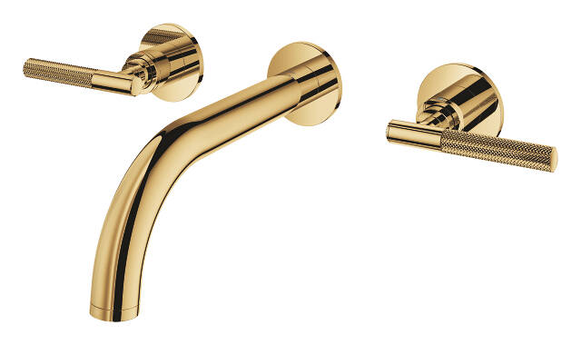 Grohe Atrio Private Collection 3 Delikli Ankastre Lavabo Bataryası (Sıva Üstü Grubu) Parlak Altın 20587GL0 - 6