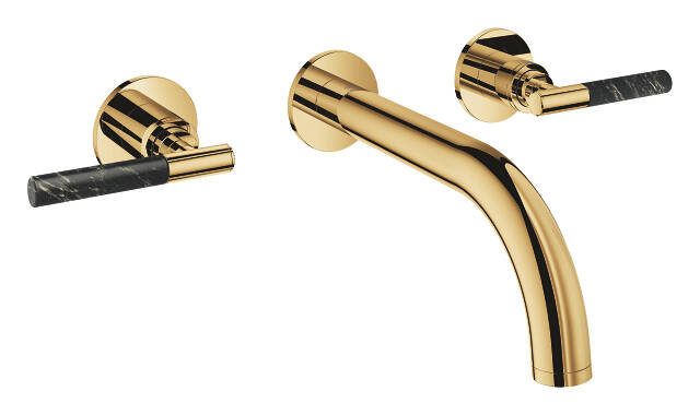 Grohe Atrio Private Collection 3 Delikli Ankastre Lavabo Bataryası (Sıva Üstü Grubu) Parlak Altın 20587GL0 - 7