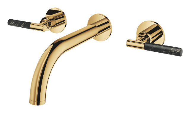 Grohe Atrio Private Collection 3 Delikli Ankastre Lavabo Bataryası (Sıva Üstü Grubu) Parlak Altın 20587GL0 - 10