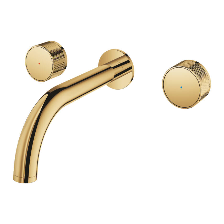 Grohe Atrio Private Collection 3 Delikli Ankastre Lavabo Bataryası (Sıva Üstü Grubu) Parlak Altın 20589GL0 - 4
