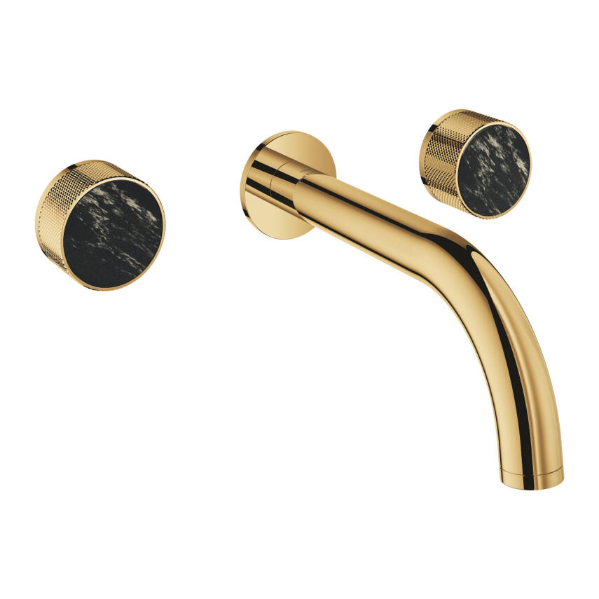 Grohe Atrio Private Collection 3 Delikli Ankastre Lavabo Bataryası (Sıva Üstü Grubu) Parlak Altın 20589GL0 - 5