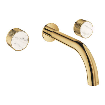 Grohe Atrio Private Collection 3 Delikli Ankastre Lavabo Bataryası (Sıva Üstü Grubu) Parlak Altın 20589GL0 - 6
