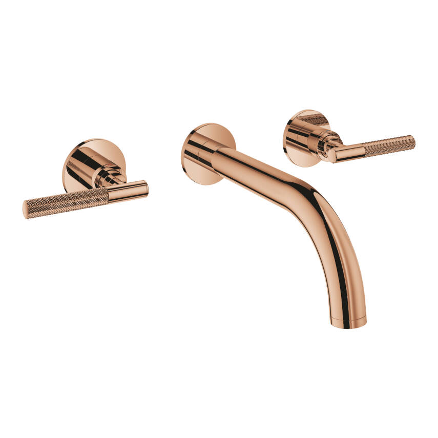 Grohe Atrio Private Collection 3 Delikli Ankastre Lavabo Bataryası (Sıva Üstü Grubu) Parlak Bakır 20587DA0 - 3