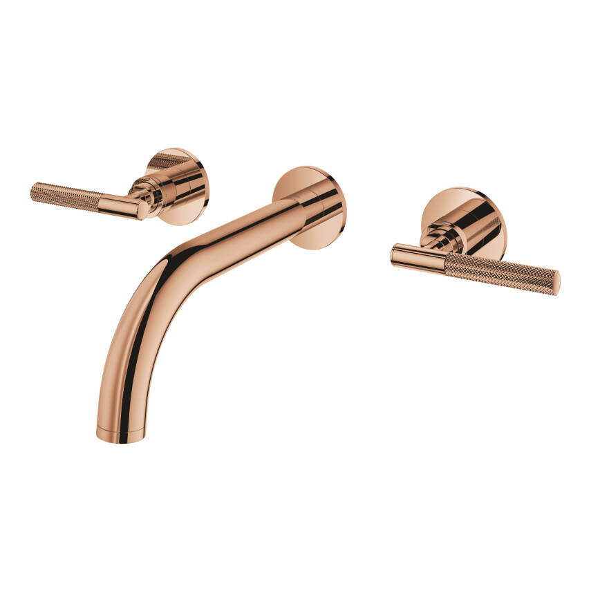 Grohe Atrio Private Collection 3 Delikli Ankastre Lavabo Bataryası (Sıva Üstü Grubu) Parlak Bakır 20587DA0 - 6